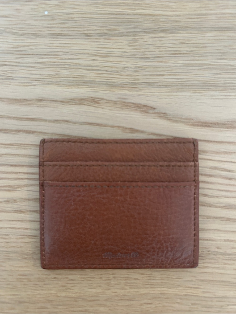 Madewell Pebbled Leather Card Holder - Picture 1 of 3
